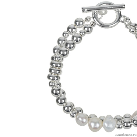 Браслет Fiore Luna, Metall & Pearl Togl